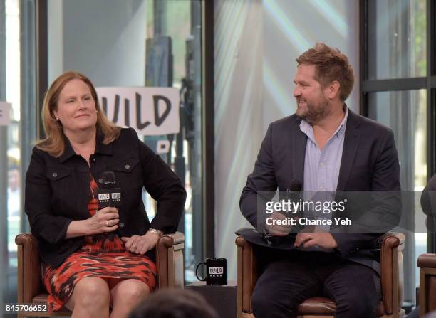 Katherine Drew and Scott Elliott attend Build series to discuss "The Trees: Life Returning To Ground Zero" at Build Studio on September 11, 2017 in...