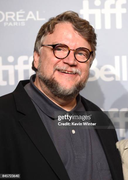 Writer/director/producer Guillermo del Toro attends "The Shape of Water" press conference during 2017 Toronto International Film Festival at TIFF...