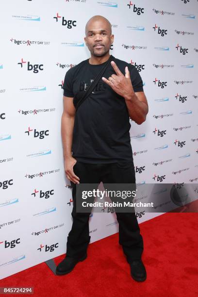 Hip-hop MC Darryl "DMC" McDaniels attends Annual Charity Day hosted by Cantor Fitzgerald, BGC and GFI at BGC Partners, INC on September 11, 2017 in...