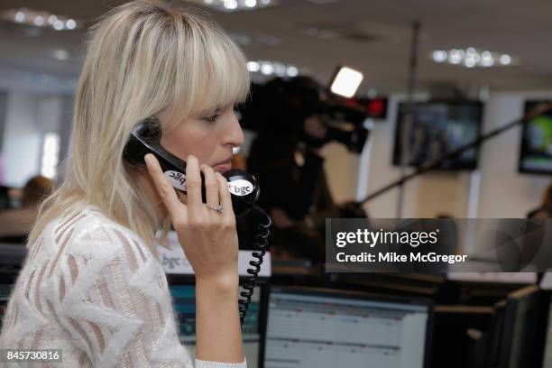 Model Karolina Kurkova attends Annual Charity Day hosted by Cantor Fitzgerald, BGC and GFI at BGC Partners, INC on September 11, 2017 in New York...