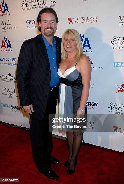 Former MLB player Wade Boggs and wife Debbie Boggs attend the 3rd Annual Saturday Night Spectacular hosted by Kevin Costner and Michael Strahan and...