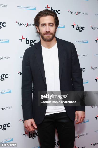 Actor Jake Gyllenhaal attends Annual Charity Day hosted by Cantor Fitzgerald, BGC and GFI at BGC Partners, INC on September 11, 2017 in New York City.