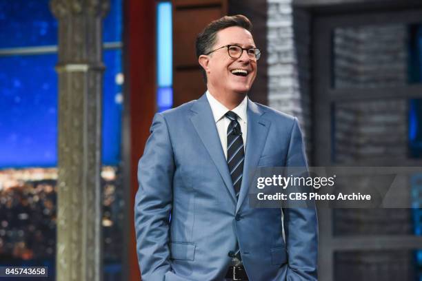 The Late Show with Stephen Colbert during Friday's September 8, 2017 show.