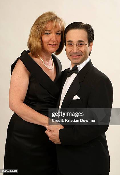 Assistant Secretary-Treasurer and Franklin J. Schaffner Achievement Award recipient Scott Berger and wife Mara pose for a portrait during the 61st...