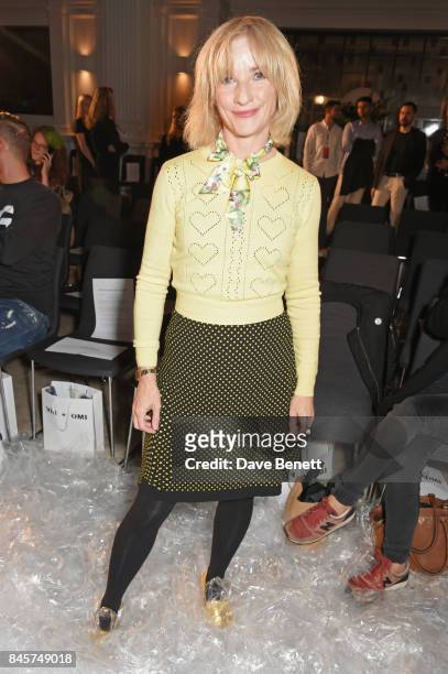 Jane Horrocks attends the Vin + Omi Spring/ Summer 2018 show ahead of London Fashion Week September 2017 at Andaz London on September 11, 2017 in...