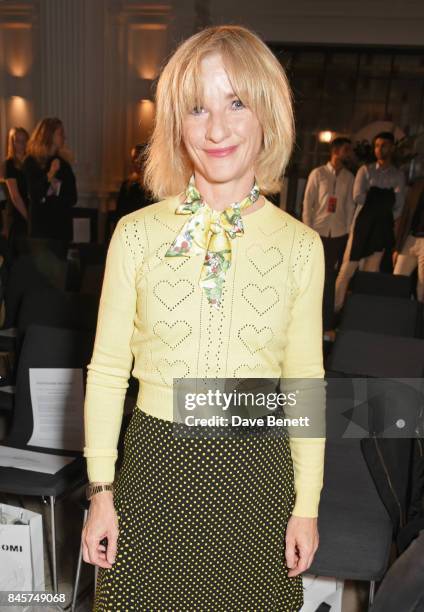 Jane Horrocks attends the Vin + Omi Spring/ Summer 2018 show ahead of London Fashion Week September 2017 at Andaz London on September 11, 2017 in...