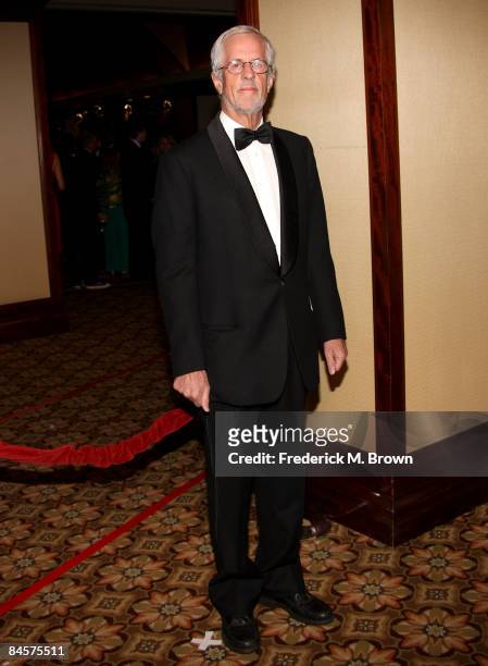 President Michael Apted arrives at the 61st Annual Directors Guild of America Awards at the Hyatt Regency Century Plaza on January 31, 2009 in Los...