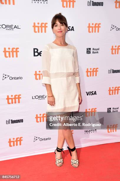 Martha MacIsaac attends the "Unicorn Store" premiere during the 2017 Toronto International Film Festival at Ryerson Theatre on September 11, 2017 in...