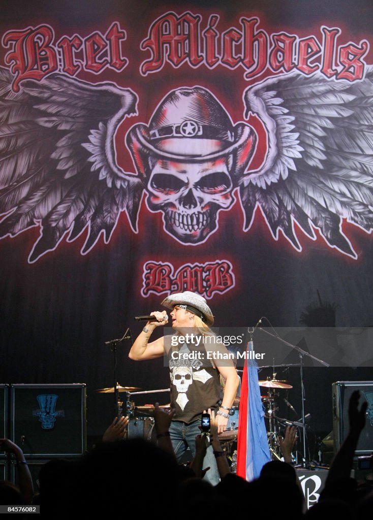 Bret Michaels Performs At The Palms