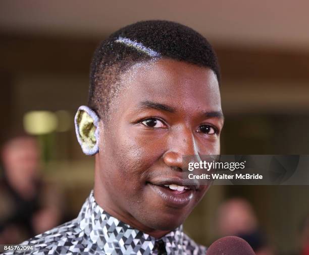 Mamoudou Athie attends the 'Unicorn Store' premiere during the 2017 Toronto International Film Festival at Ryerson Theatre on September 11, 2017 in...