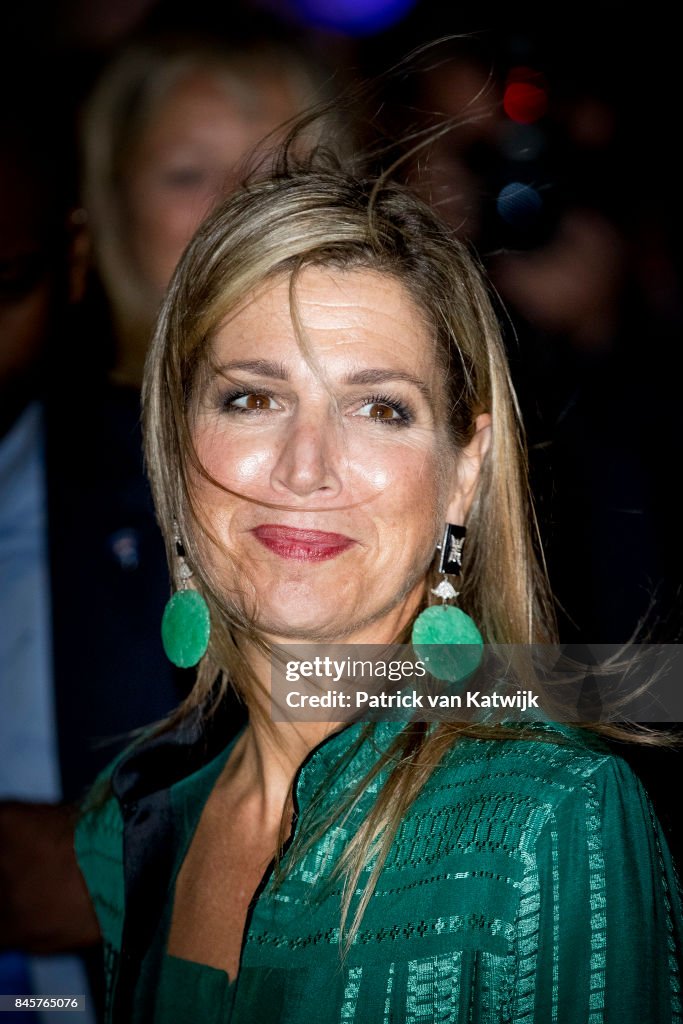 Queen Maxima attends the LOEY Awards for best online entrepreneur in Amsterdam