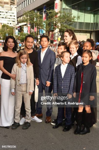 Loung Ung, Vivienne Jolie-Pitt, Maddox Jolie-Pitt, Pax Jolie-Pitt, Angelina Jolie, Kimhak Mun, Knox Jolie-Pitt, Shiloh Jolie-Pitt, Zahara Jolie-Pitt...