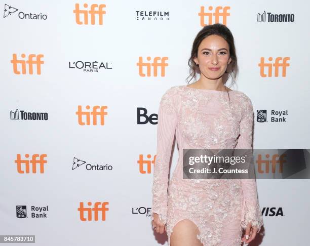 Actor Kathryn Aboya attends the premiere of "Downsizing" during the 2017 Toronto Film Festival at The Elgin on September 11, 2017 in Toronto, Canada.