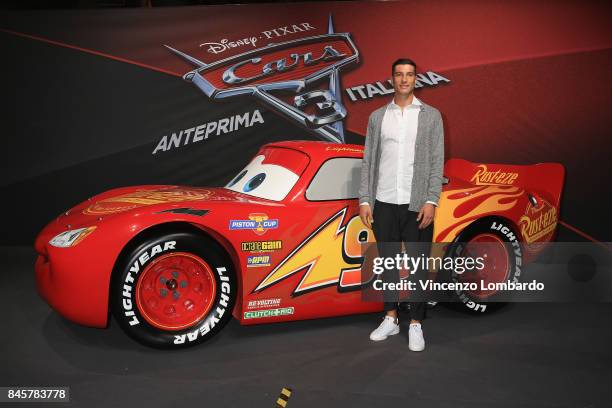 Federico Peluso attends Cars 3 photocall in Milan on September 11, 2017 in Milan, Italy.