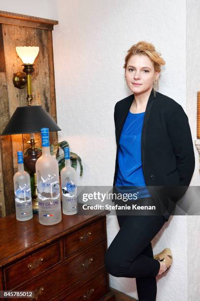 Amy Seimetz at the MY DAYS OF MERCY premiere party hosted by GREY GOOSE Vodka and Soho House on September 11, 2017 in Toronto, Canada.