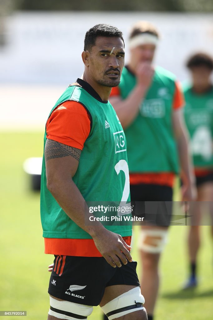 New Zealand All Blacks Training Session