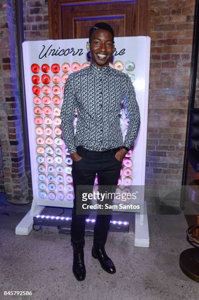Actor Mamoudou Athie attends the Nespresso hosted "Unicorn Store" cocktail party during the 2017 Toronto Film Festival at Woody's and Sailor on...