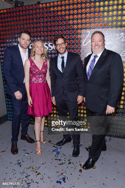 David Bernad, Lynette Howell, Terry Dougas and Jean-Luc De Fanti attend the Nespresso hosted "Unicorn Store" cocktail party during the 2017 Toronto...