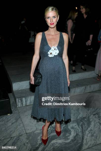 Nicky Hilton Rothschild attends Oscar De La Renta fashion show during New York Fashion Week on September 11, 2017 in New York City.
