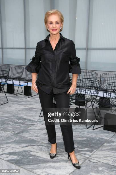 Designer Carolina Herrera attends Oscar De La Renta fashion show during New York Fashion Week on September 11, 2017 in New York City.