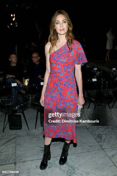 Michelle Monaghan attends Oscar De La Renta fashion show during New York Fashion Week on September 11, 2017 in New York City.