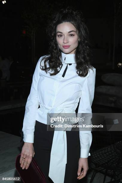 Crystal Reed attends Oscar De La Renta fashion show during New York Fashion Week on September 11, 2017 in New York City.