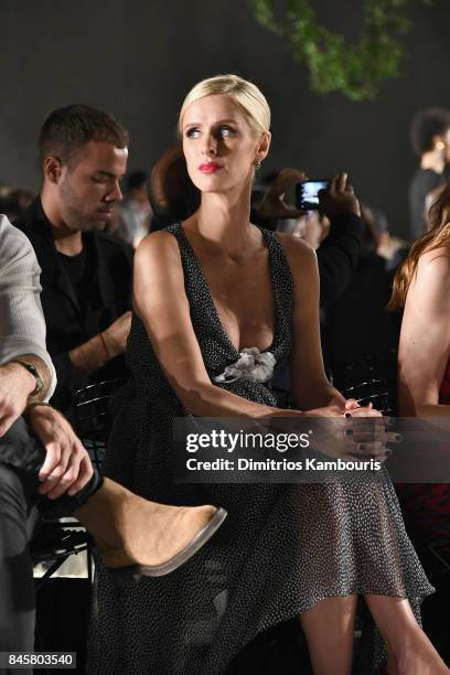 Nicky Hilton Rothschild attends Oscar De La Renta fashion show during New York Fashion Week on September 11, 2017 in New York City.