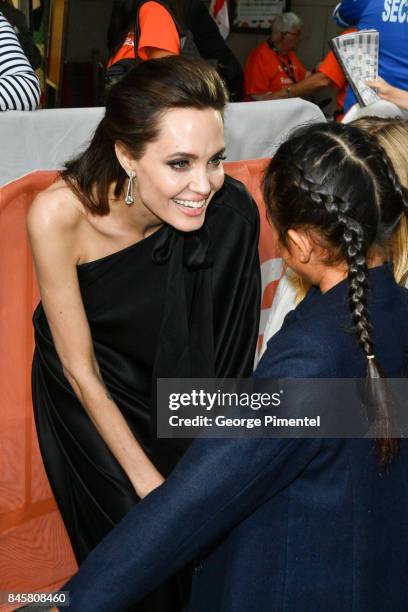 Angelina Jolie attends 2017 Toronto International Film Festival - "First They Killed My Father" Premiere at Princess of Wales Theatre on September...