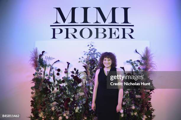 Designer Mimi Prober attends Mimi Prober fashion show during New York Fashion Week: The Shows at Gallery 3, Skylight Clarkson Sq on September 11,...