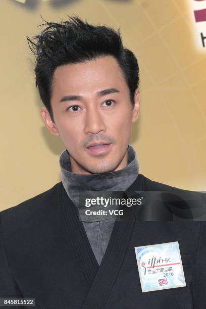 Actor and singer Raymond Lam attends the award ceremony for IFPI's Best Selling Singers on September 11, 2017 in Hong Kong, China.