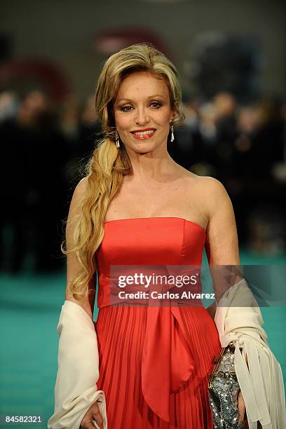 Spanish actress Silvia Tortosa attends the Goya Cinema Awards 2009 ceremony on February 01, 2009 at the Palacio de Congresos in Madrid, Spain.