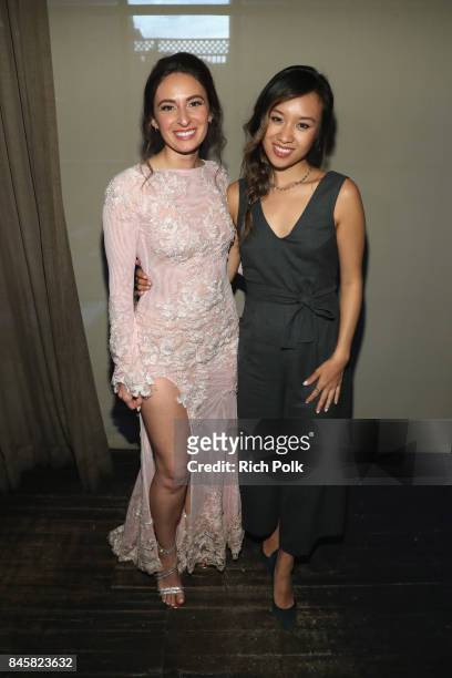 Actress Kathryn Aboya and TIFF Rising Star Ellen Wong attend The Annual IMDb Dinner Party At The 2017 Toronto International Film Festival at Brassaii...