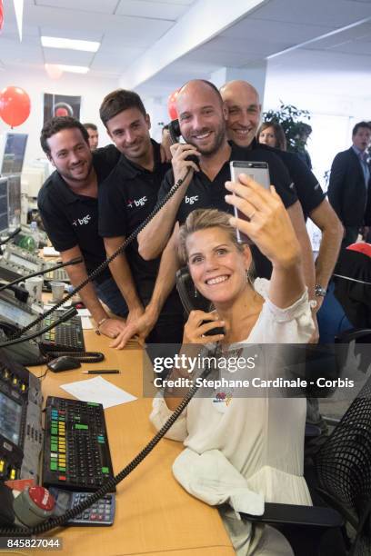 Laura Tenoudji aka Laura du Web attends the Aurel BGC Charity Benefit Day 2017 on September 11, 2017 in Paris, France.