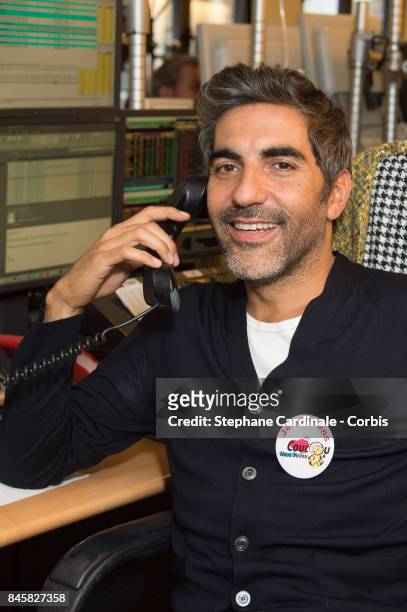 Actor Ary Abittan attends the Aurel BGC Charity Benefit Day 2017 on September 11, 2017 in Paris, France.