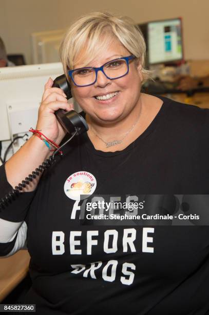 Laurence Boccolini attends the Aurel BGC Charity Benefit Day 2017 on September 11, 2017 in Paris, France.