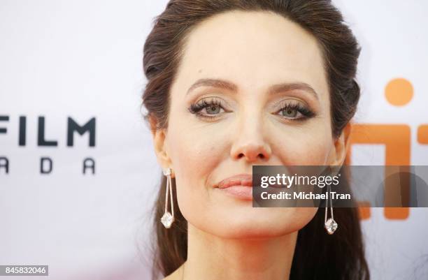 Angelina Jolie arrives to the "First They Killed My Father: A Daughter of Cambodia Remembers" premiere - 2017 TIFF - Premieres, Photo Calls and Press...