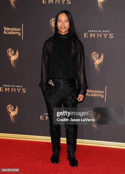 Designer Zaldy attends the 2017 Creative Arts Emmy Awards at Microsoft Theater on September 9, 2017 in Los Angeles, California.