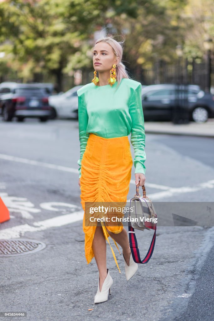 New York Fashion Week - Street Style - Day 5