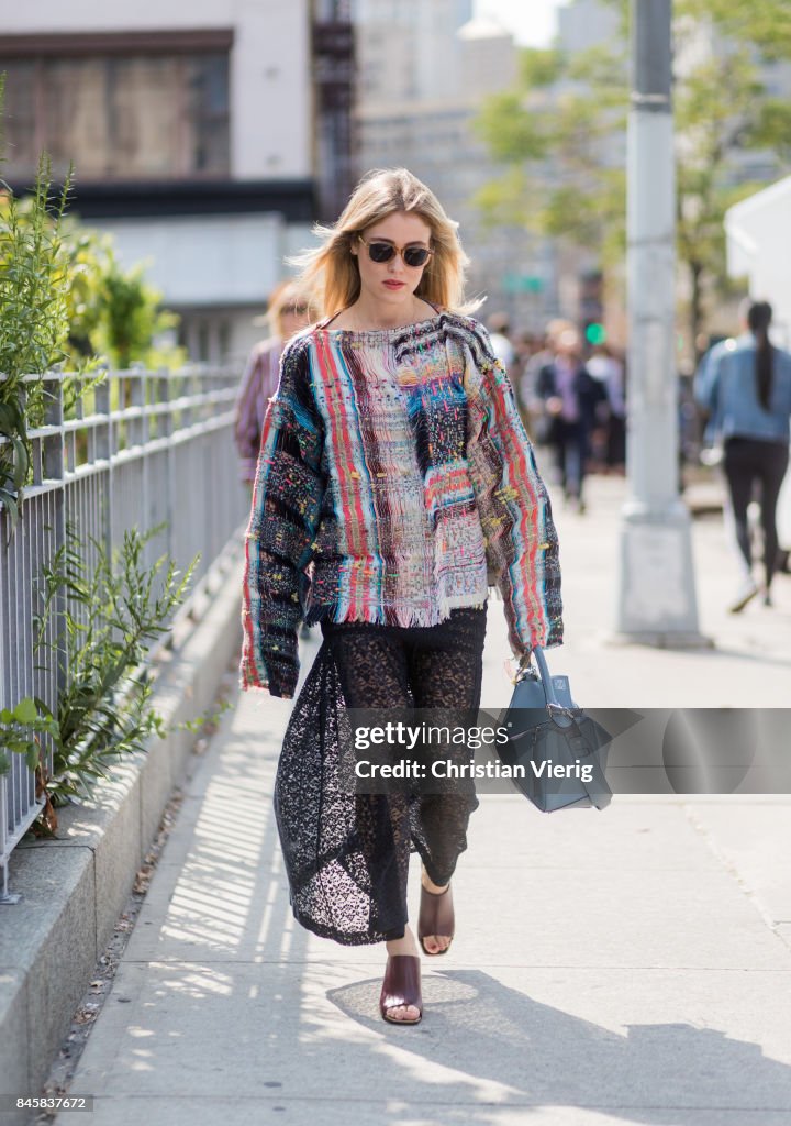 New York Fashion Week - Street Style - Day 5