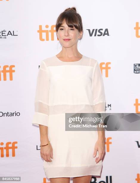 Martha MacIsaac arrive to the "Unicorn Store" premiere - 2017 TIFF - Premieres, Photo Calls and Press Conferences held on September 11, 2017 in...