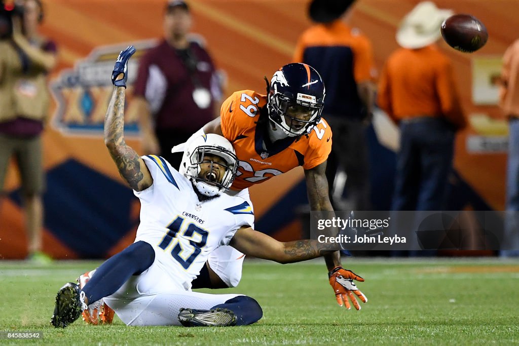 Denver Broncos vs. against the Los Angeles Chargers, NFL Week 1