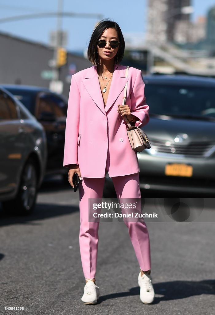 New York Fashion Week - Street Style - Day 5