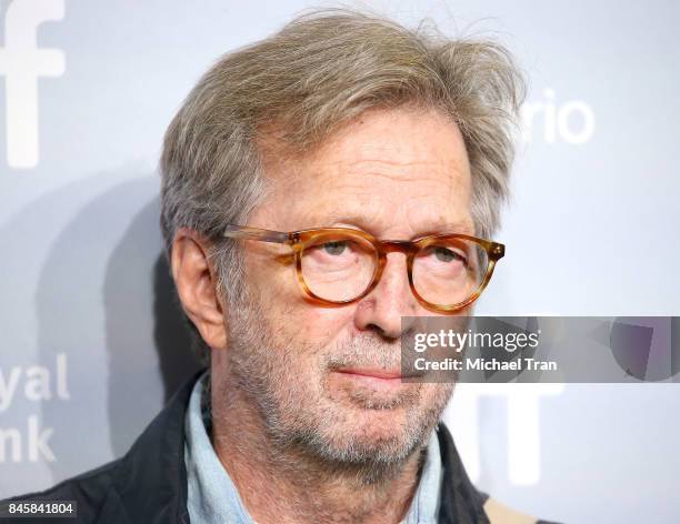Eric Clapton attends the "Eric Clapton: Life in 12 Bars" photo call - 2017 TIFF - Premieres, Photo Calls and Press Conferences held on September 11,...