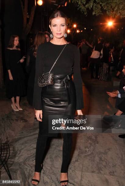 Leonora Jimenez attends the Carolina Herrera show at The Museum of Modern Art on September 11, 2017 in New York City.