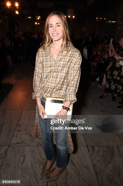 Brett Heyman attends the Carolina Herrera show at The Museum of Modern Art on September 11, 2017 in New York City.