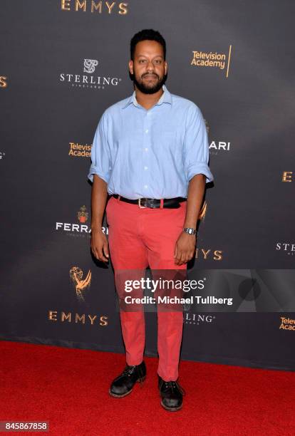 Writer John Thibodeaux attends the Television Academy's celebration for Emmy nominees for Outstanding Writing at Saban Media Center on September 11,...