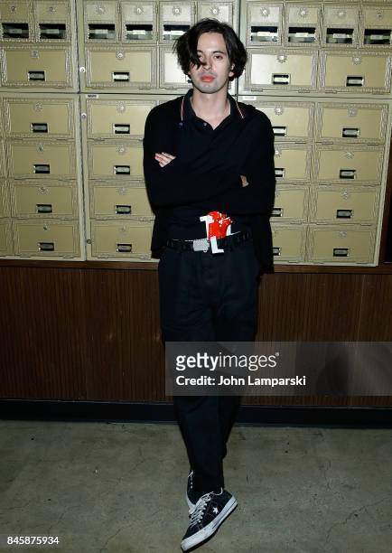 Gianni Mora attends Helder Vices Corp presentation and party at The Mailroom on September 11, 2017 in New York City.
