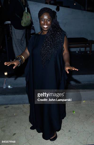 Abrima Erwiah attends Helder Vices Corp presentation and party at The Mailroom on September 11, 2017 in New York City.
