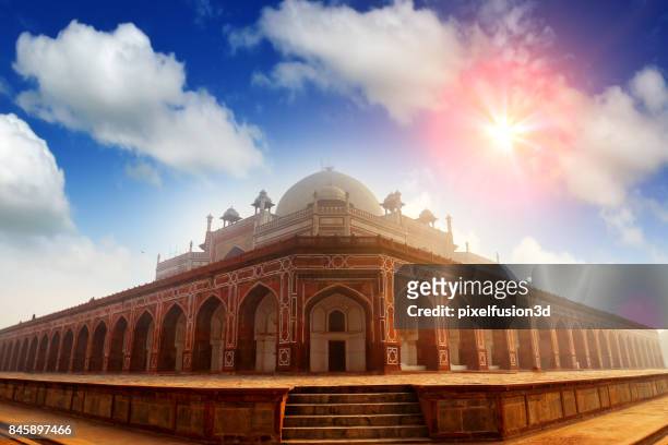 humayuns tomb - palace stock pictures, royalty-free photos & images