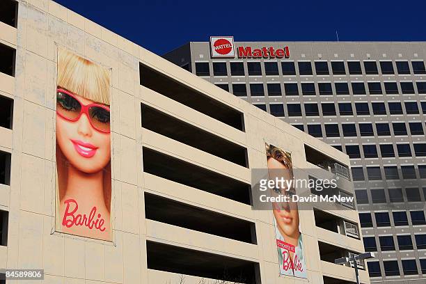 Mattel Inc. Offices are seen February 2, 2009 in the Los Angeles area community of El Segundo, California. Fourth-quarter profits for the toy maker...